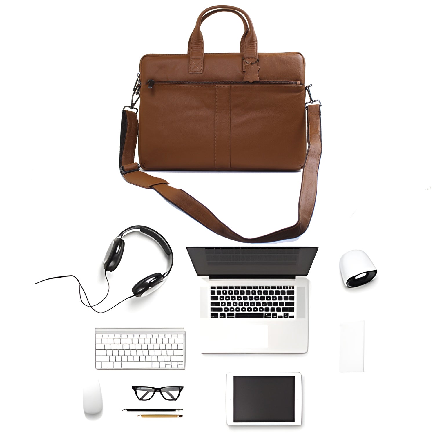 Genuine Real Leather Laptop Bag 16 inches Briefcase Men/Women Handmade Messenger Adjustable Shoulder Bag for Business Office Travel Genuine Real Leather Laptop Bag 16 inches Briefcase Men/Women Handmade Messenger Adjustable Shoulder Bag for Business Office Travel